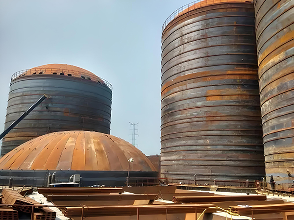 富民焦粉钢板仓